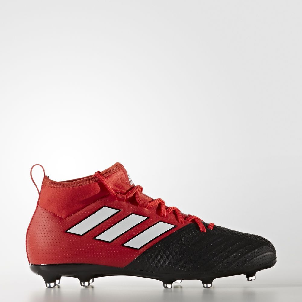 Adidas Ace 17.1 Firm Ground - ποδοσφαιρικα παπουτσια για αγορια - Κοκκινα/Ασπρα/Μαυρα,Μέγεθος: EU 27